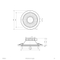 EVN Downlight Reflektor IP54 D250 CAMBIO 