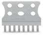 WAGO 769-414 Zugentlastungsplatte,grau 