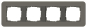 GIRA 0214423 Abdeckrahmen 4fach E3 