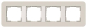 GIRA 0214411 Abdeckrahmen 4fach E3 