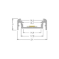 BRUM LED-Alu-Profil Länge: 2000 53602080 