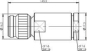 TEGA TNC-Kabelstecker Feder/   100023726 
