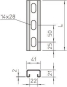 OBO MS4121P2000FS Profilschiene 
