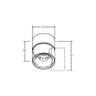 BRUM LED-Anbaustrahler Circle   12062173 
