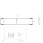 EVN LED-Anbauleuchte opal ws  L15004840W 