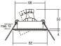 BRUM Strahler Guss chrom         2169.02 