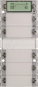 GIRA 514500 Tastsensor3 Plus 5fach (2+3) 