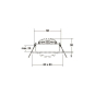 Brumberg LED-Einbaustrahler   39415183DW 