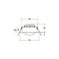 Brumberg LED-Einbaustrahler   39413173DW 