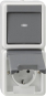 GIRA 017630 Kombination SCHUKO Wechsel 