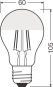 LEDV LED Bulb 6,5-50W/827 650lm 300° 