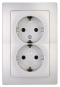 KOPP Steckdose 2f. PAR silb    941120089 