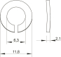OBO LWS M6 A4 Federring M6 A4 2B 3405062 