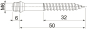OBO HST 6x50 GA M6 Stockschraube 