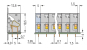 WAGO 741-305 Leiterplattenklemme, 