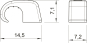 OBO 4039 Haft-Clip o.Nagel 4-7mm PP 