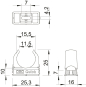 OBO 2955 M16 SW Quick-Schelle M16 PP 