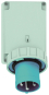 BALS Wandgerätestecker GT 63A 3p   24340 