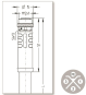 LED2WORK Sensorkabel 4p PUR    200100-16 