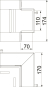 OBO BSKM-AE 0711 Außeneck f.Wand- 