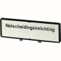 EATON ZFSNT67-T0 Träger m.Schild  186937 