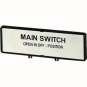EATON ZFS62-T0 Träger m.Schild EN 205534 