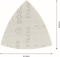 Bosch EXPERT Netzschleifblatt 2608900722 