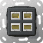 GIRA 569810 Modular Jack RJ45 Cat.6A 