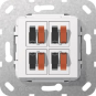 GIRA 569403 Lautsprecheranschluss 4fach 