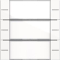 GIRA 577303 Wippenset 3f BSF Tastsensor4 