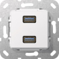 GIRA 568403 USB 3.0A 2fach Kupplung 