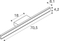 SLV ONE LINEAR 70 Wandaufbau-    1008081 