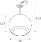 SLV LIGHT EYE   150 3  Spot rund 1008184 