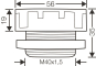 Hensel Druckausgleichselement,    BM 40G 
