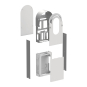 Schneider EVlink Pro AC Metal  EVA1RFKS1 