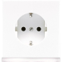JG Schuko-Steckdose mit    LS520-OWWLEDW 