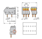 WAGO 218-513 Leiterplattenklemme, 
