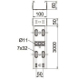 OBO RKSM 610 FSK SW Kabelrinne RKSM 