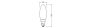 LEDV LED Kerze 5,9-60W/827 806lm 