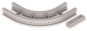 Unex Flachbogen 90  lichtgrau   67206-04 