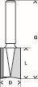 Bosch Nutfräser 8mm D1 7mm    2608628380 