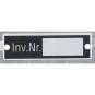 HEIN Inventarschild m.Bohrungen   174250 