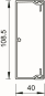 OBO WDK40110RW Wand-u.Deckenkanal 