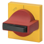 SIEM Knebel rot, Blende gelb 8UC7120-8BD 