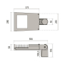 PIL LED-Strassenleuchte 4000K 38W 306429 