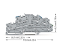 WAGO 2003-6640 Installationsetagen- 