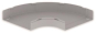 Unex Flachbogen 90° lichtgrau      66430 