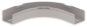 Unex Flachbogen 90° lichtgrau      66060 