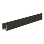 EVN U-Profil, flach -schwarz     APFB200 