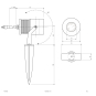 EVN Power-LED-Spot m.Erdspieß   PC670502 